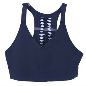 Victoria's Secret Sport Bra XS Black, Cutout Racerback Wireless, Yoga Low Impact